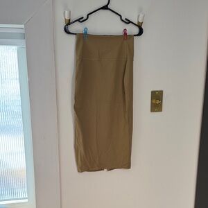 Lululemon Athletica Tan Pencil Skirt